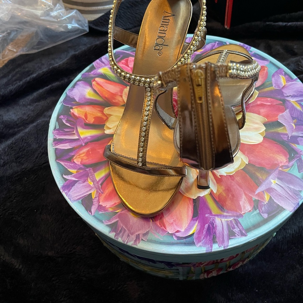 Gold Women's Heels